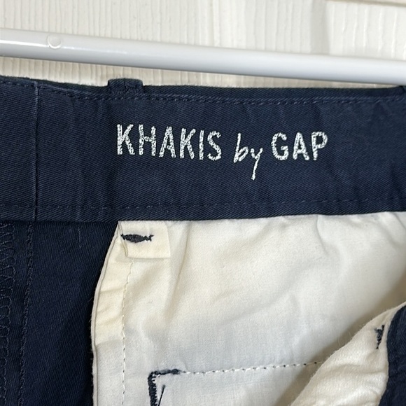 Gap Broken-In Straight Cropped Pants Navy Blue Size 0 Workleisure Minimalist - Picture 5 of 6